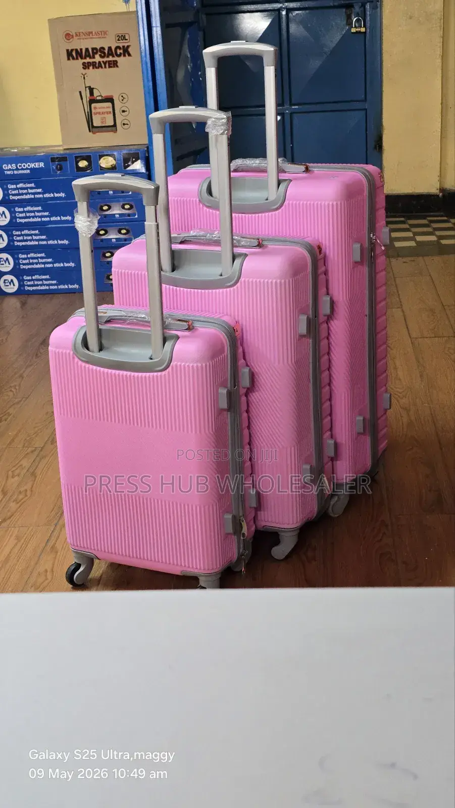 Luxury 3pcs Hard Shell Travel Suitcase Set With 360° Wheels