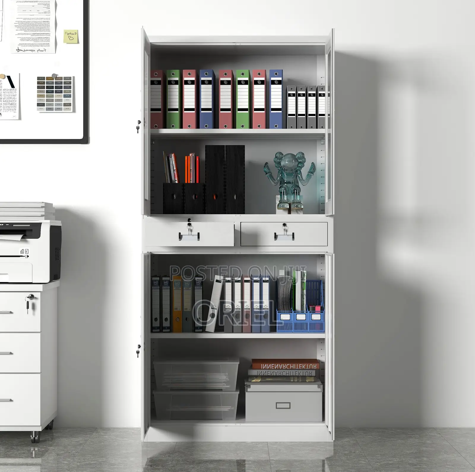 Office Cabinet : Secure Office Steel Filing Cabinet