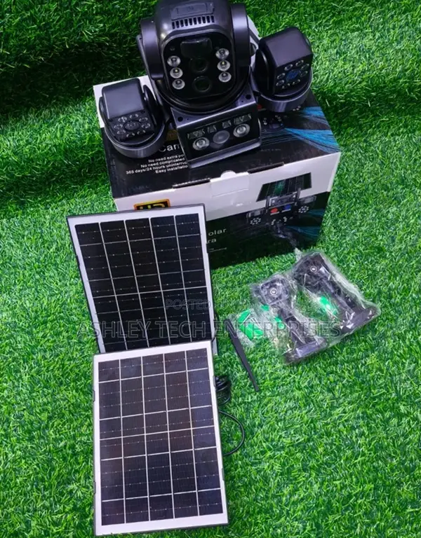 Outdoor Solar Security Camera System – Dual Solar Panels
