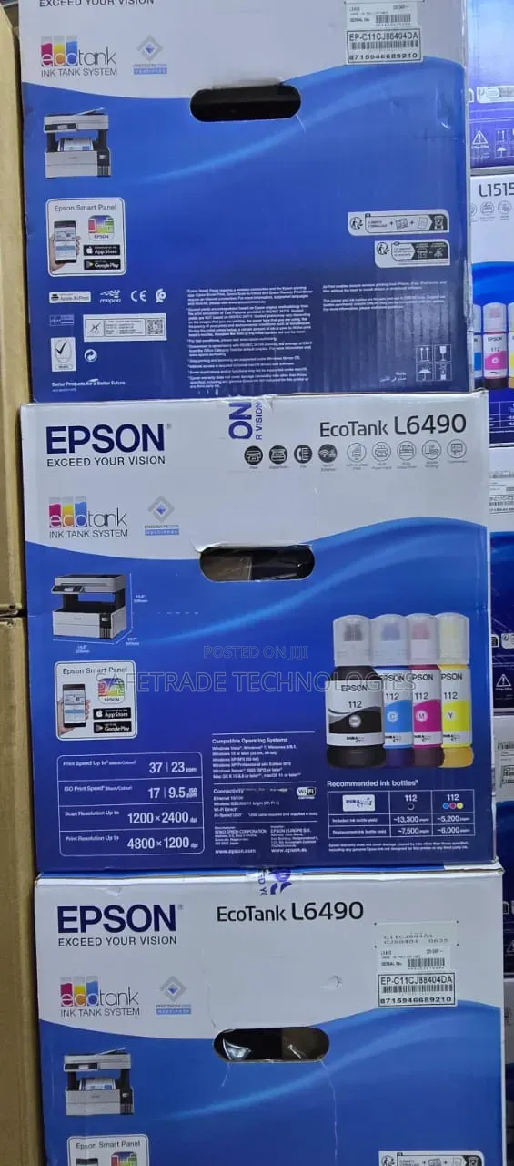 Epson Ecotank L6490 A4 Ink Tank Printer