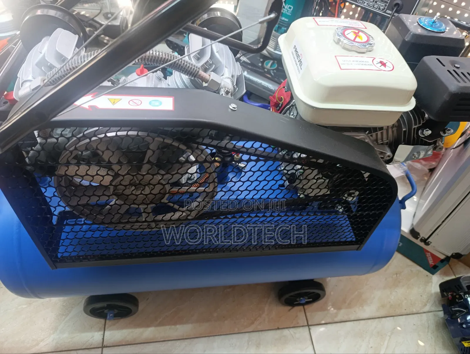 100l Freevel Petrol Engine Compressor/Petrol Engine 100l Compressor