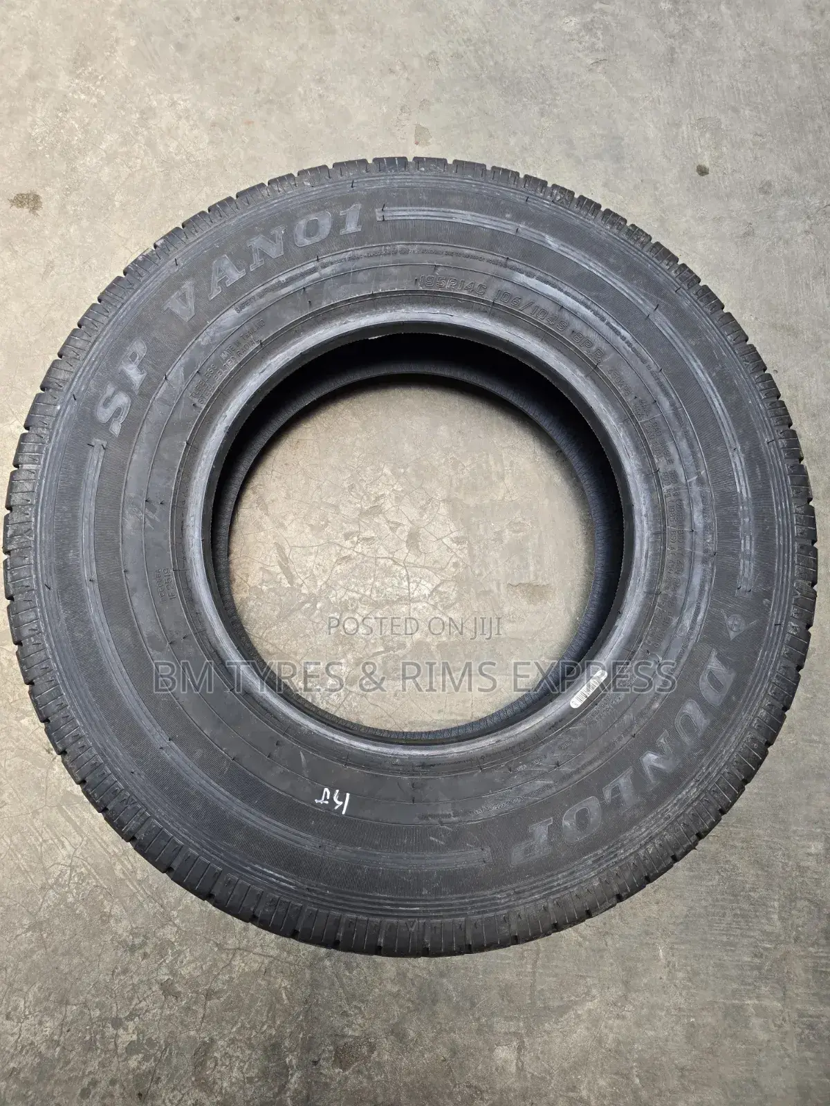 195 R14 Dunlop Tyres (Thailand)
