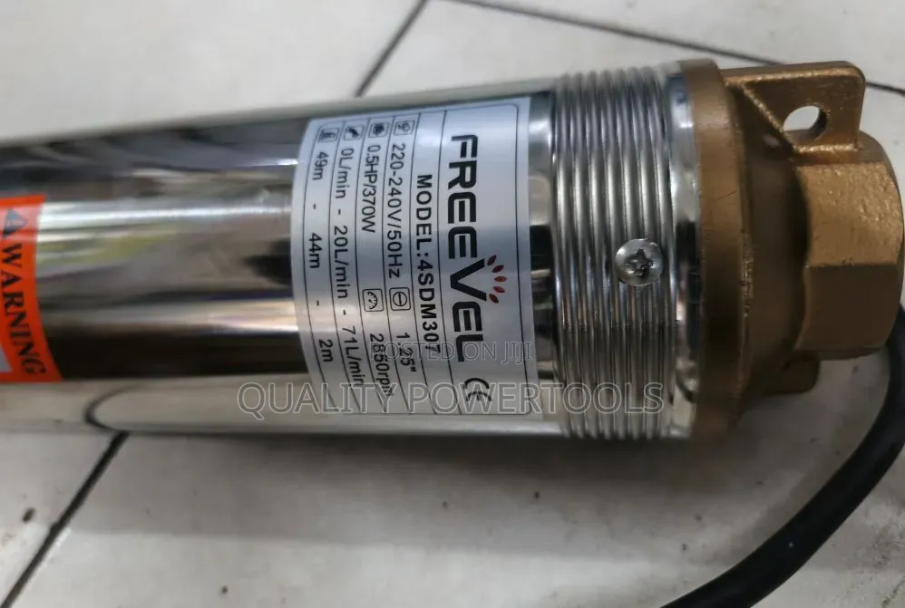 Efficient 0. 5 Hp Deep Well Submersible Water Pump