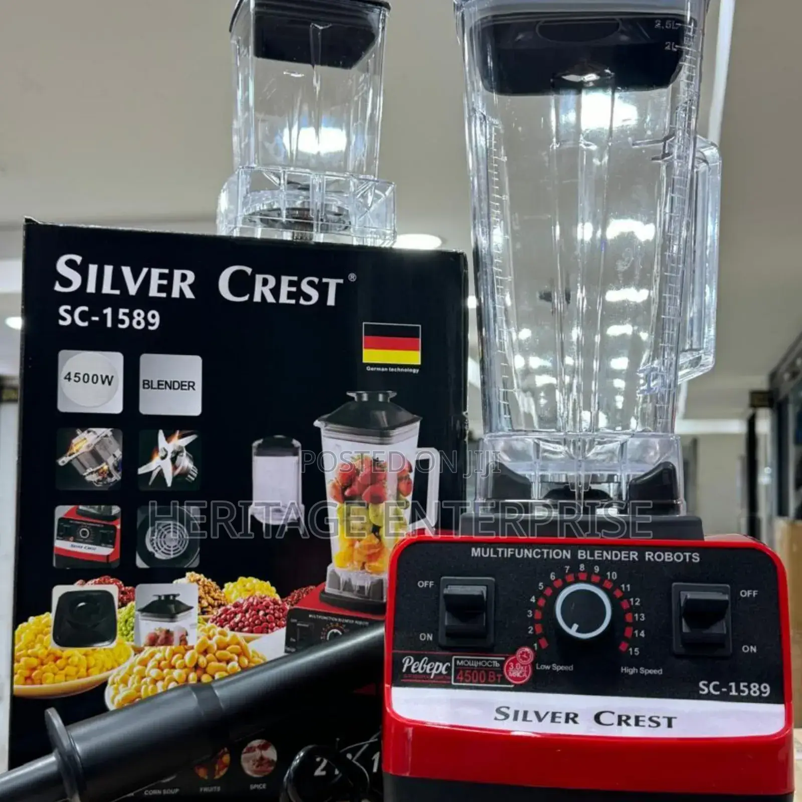 Blender, Silver Crest Commercial Blender