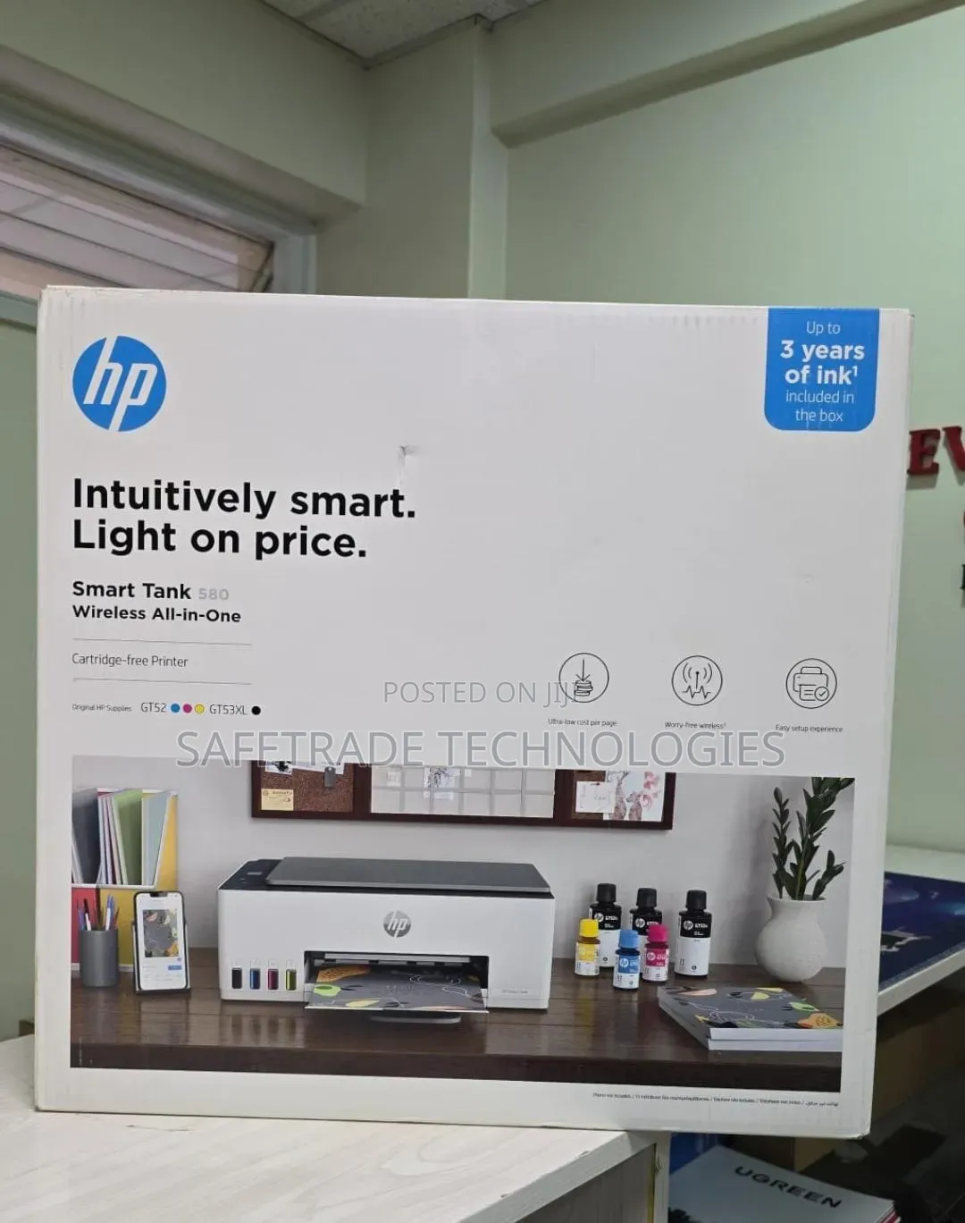 Hp Smart Tank 580 All in One Printer