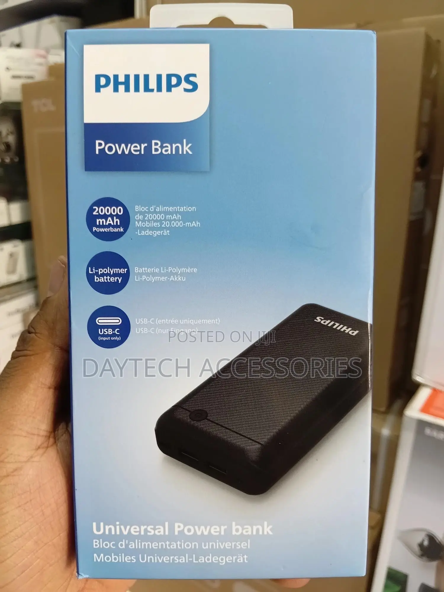Philips Dlp1720cb Fast Charging Power Bank 20000mah