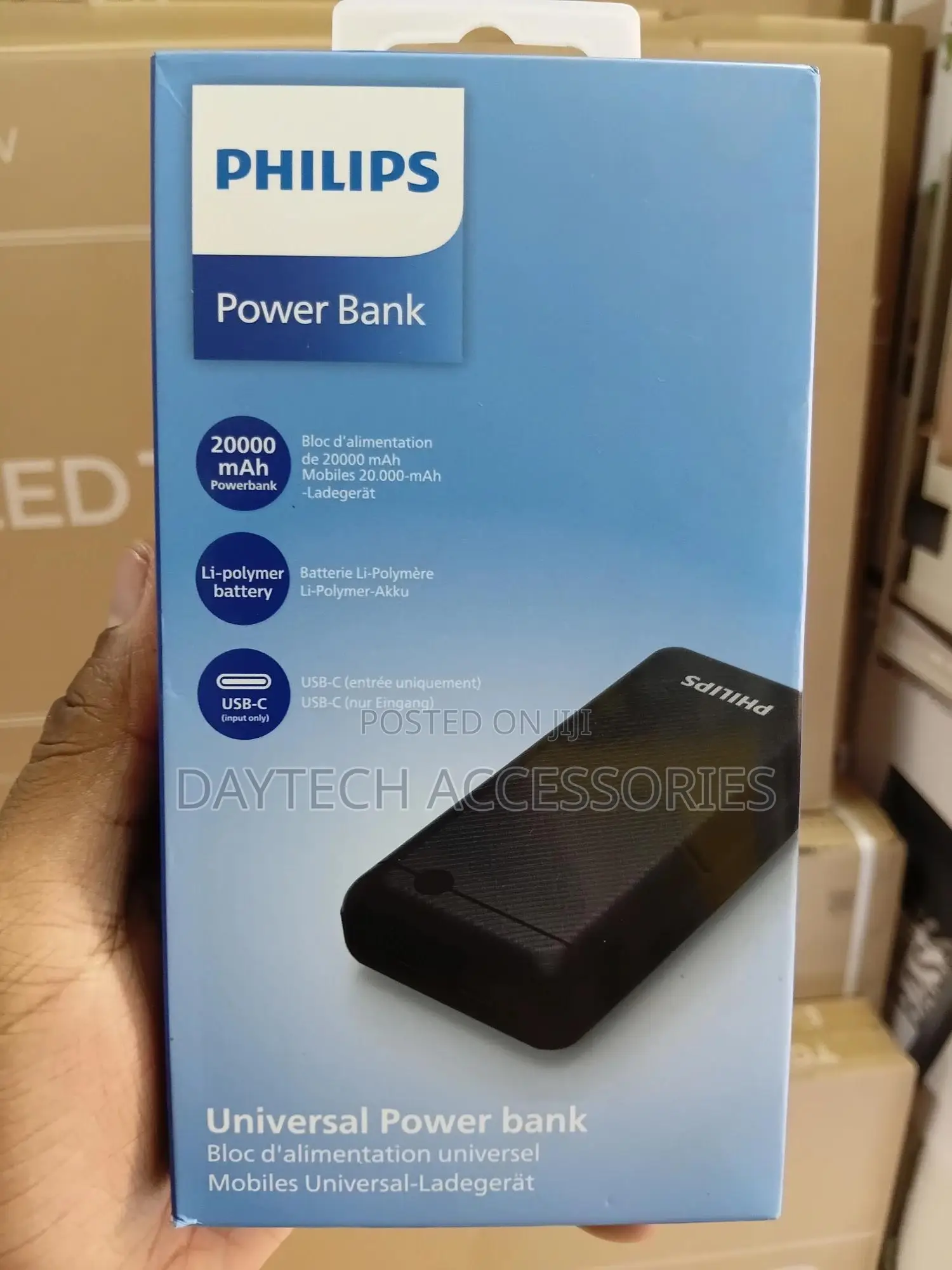 Philips Dlp1720cb Fast Charging Power Bank 20000mah