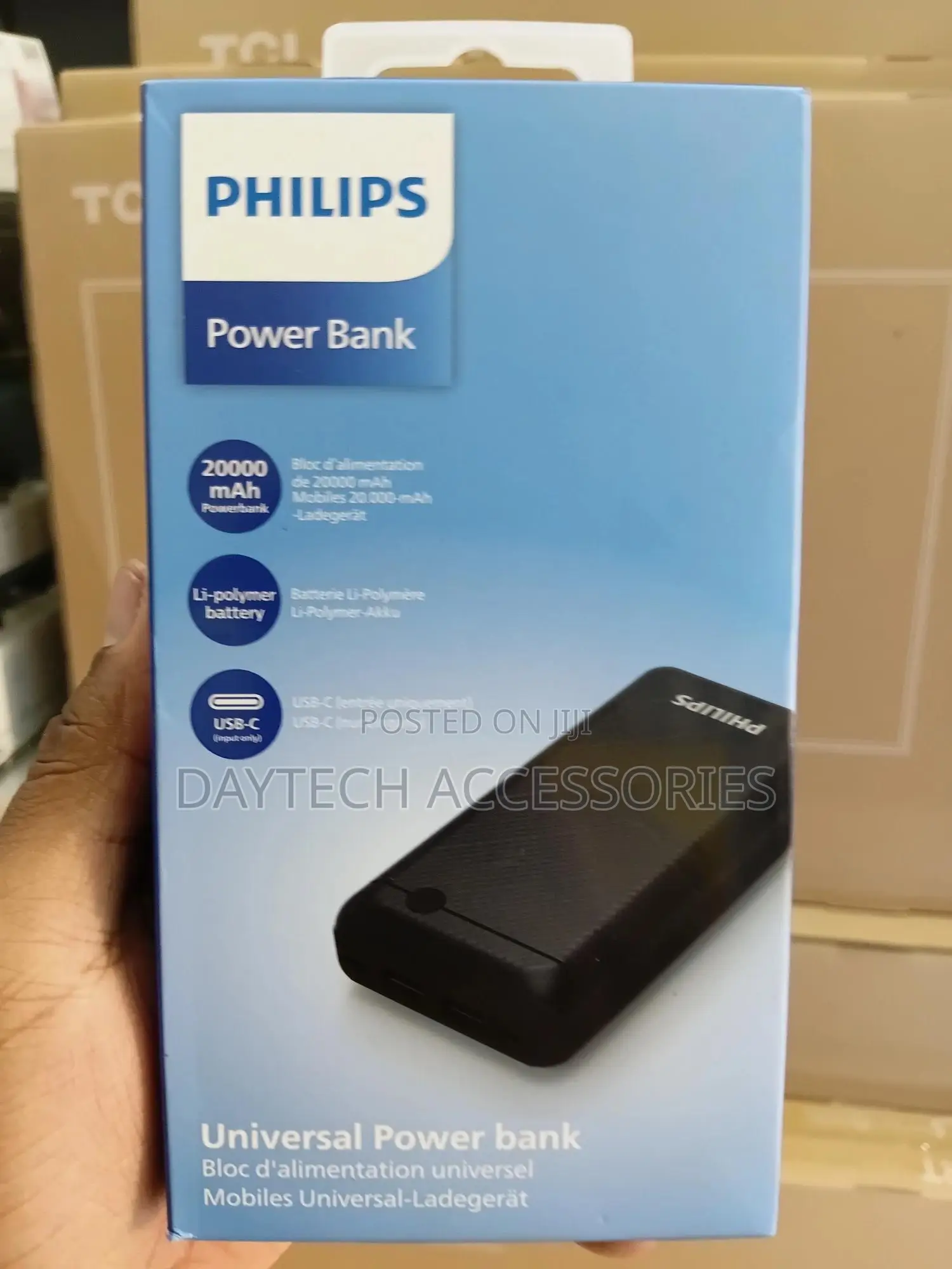 Philips Dlp1720cb Fast Charging Power Bank 20000mah