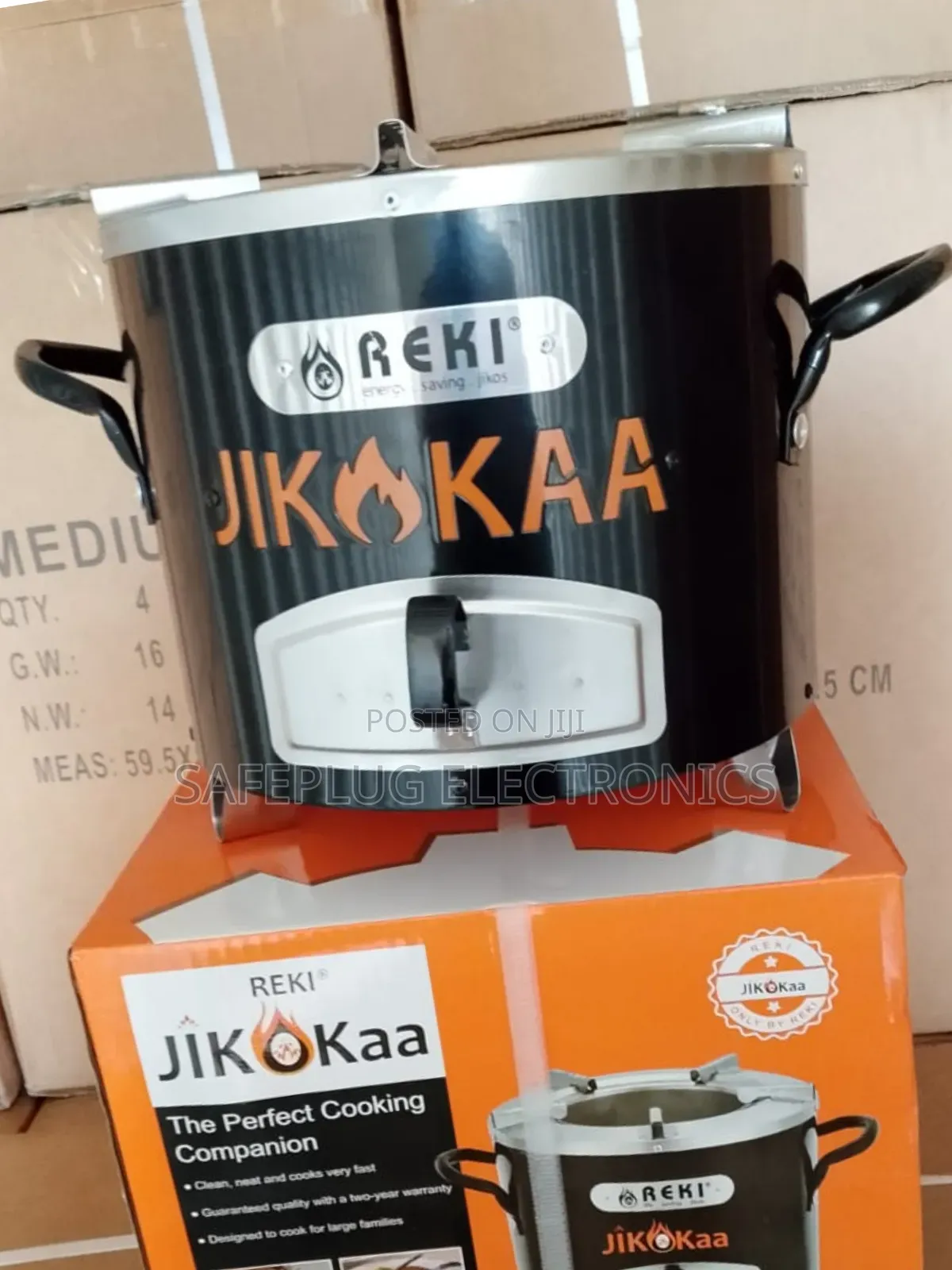 Reki Medium Jikokaa Jikokoa Charcoal Stove – Fuel Saving Design