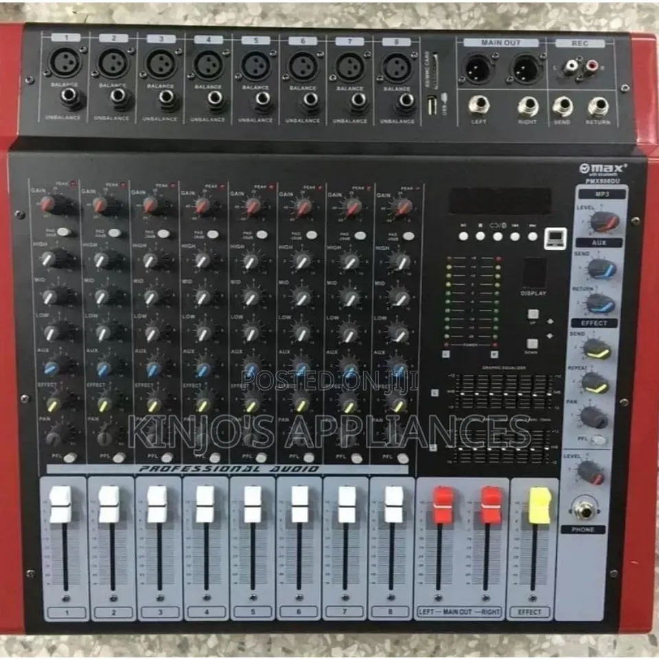 *Max 8ch Mixer