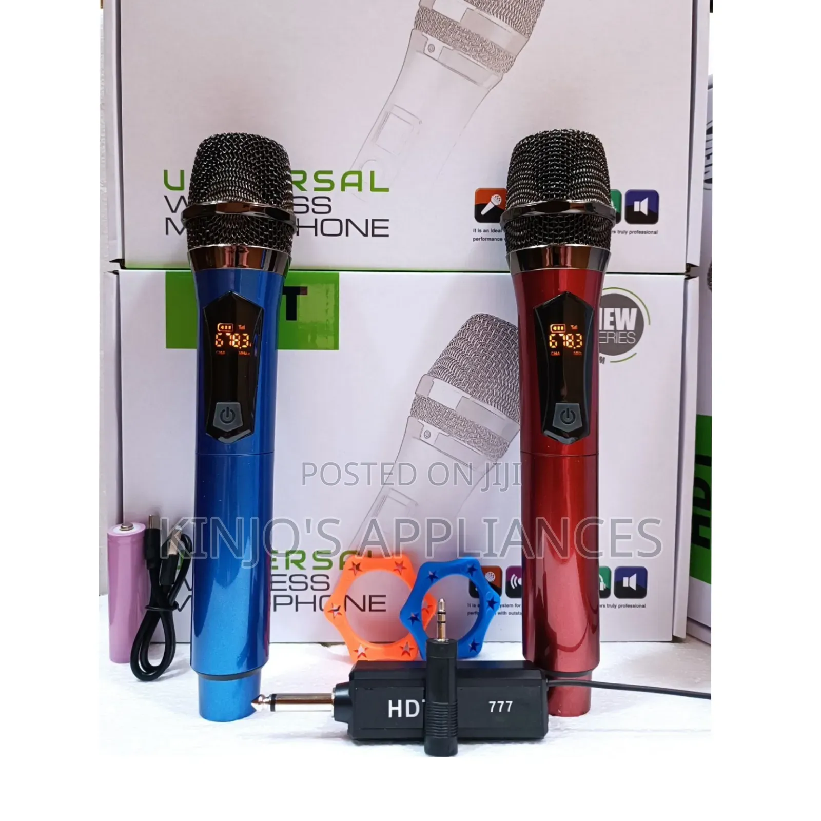 HDT 777 Double Wireless Mic