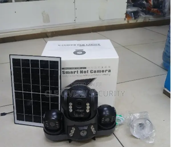 Wireless Solar Security Camera – Triple Lens Outdoor Cctv.