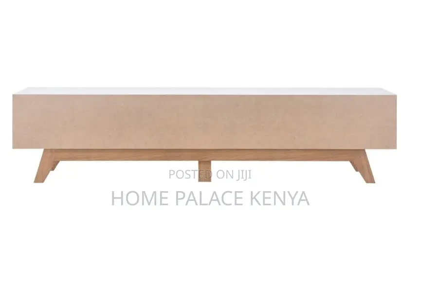 Tv Cabinet: White and Oak Scandinavian Tv Cabinet