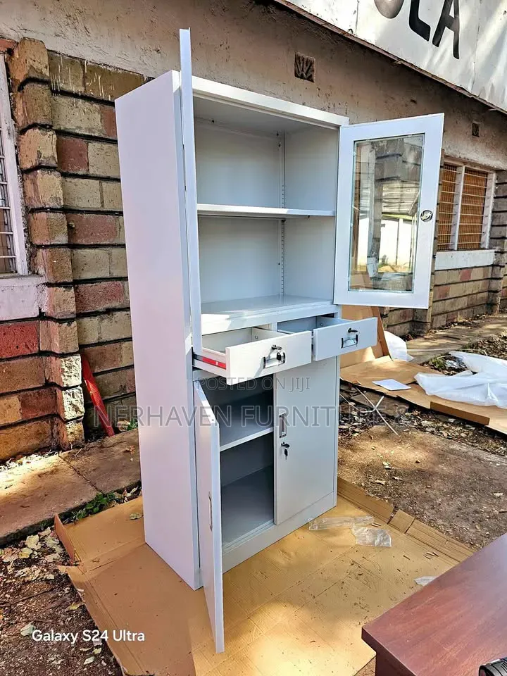 Half Glass Filling Cabinet
