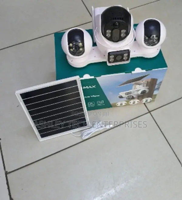 Wireless 4 Lens CCTV Camera With Remote Live View