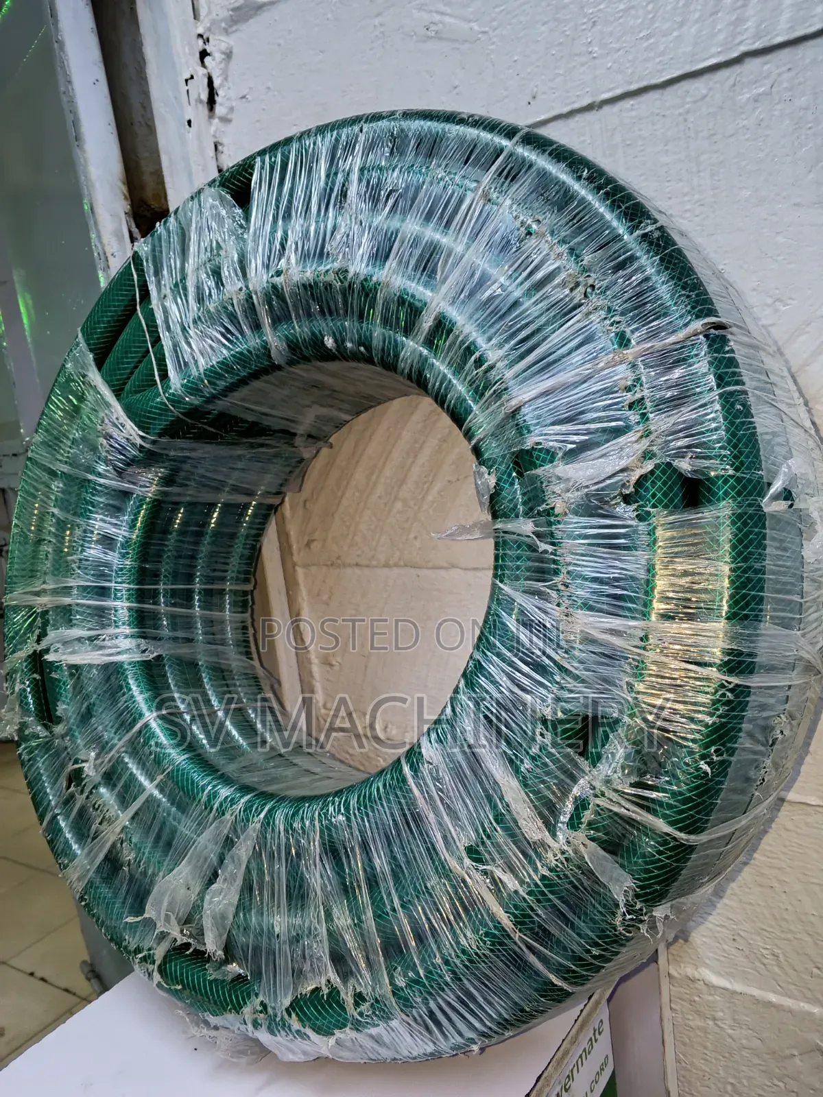 Heavy Duty 50m 1⁄2" Green Braided Hose Pipe