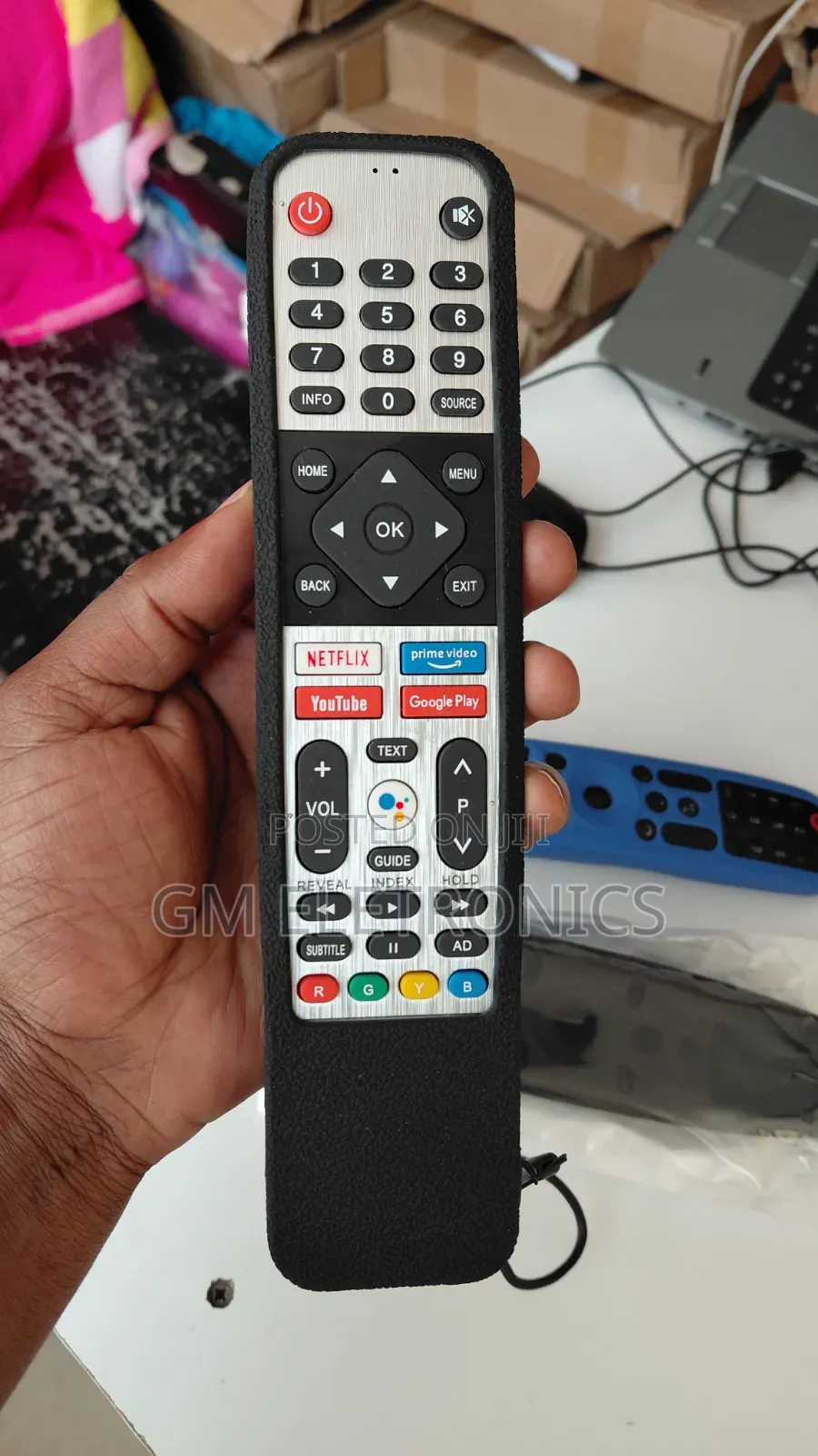 Skyworth Smart Tv Replacement Remote With Silicone Case Batteries.