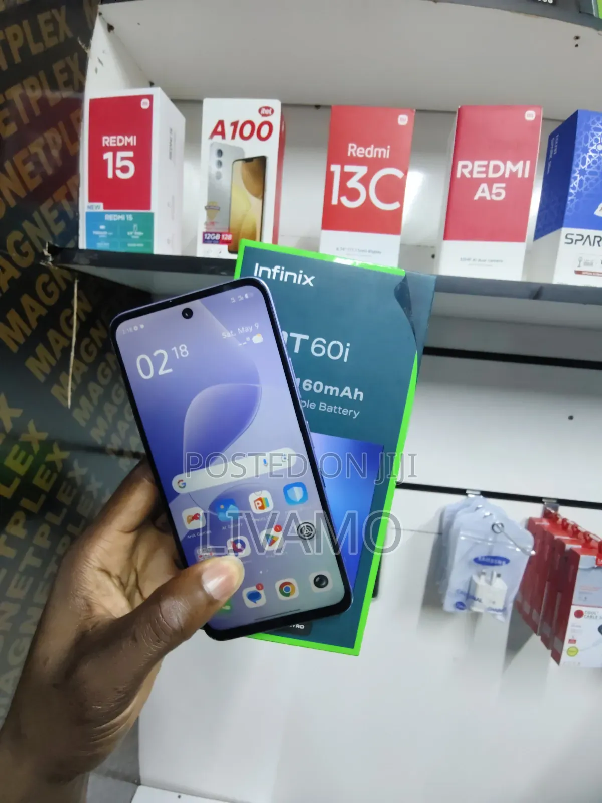 Infinix Hot 60i 128 GB Blue