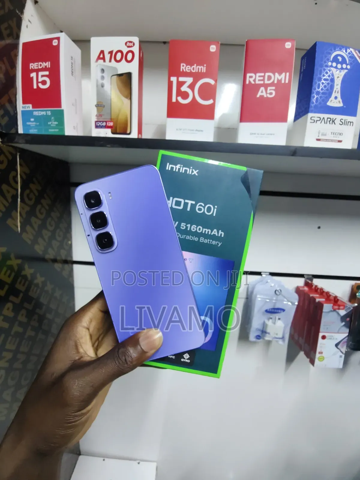 Infinix Hot 60i 128 GB Blue