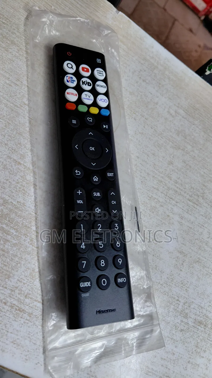 Hisense Vidaa A4/A6 Original Tv Remote+ Batteries Available