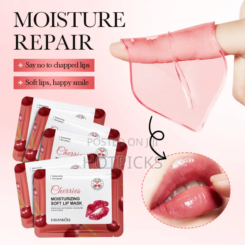 Lip Mask - Cherry Collagen for Pink Lips Deep Hydration
