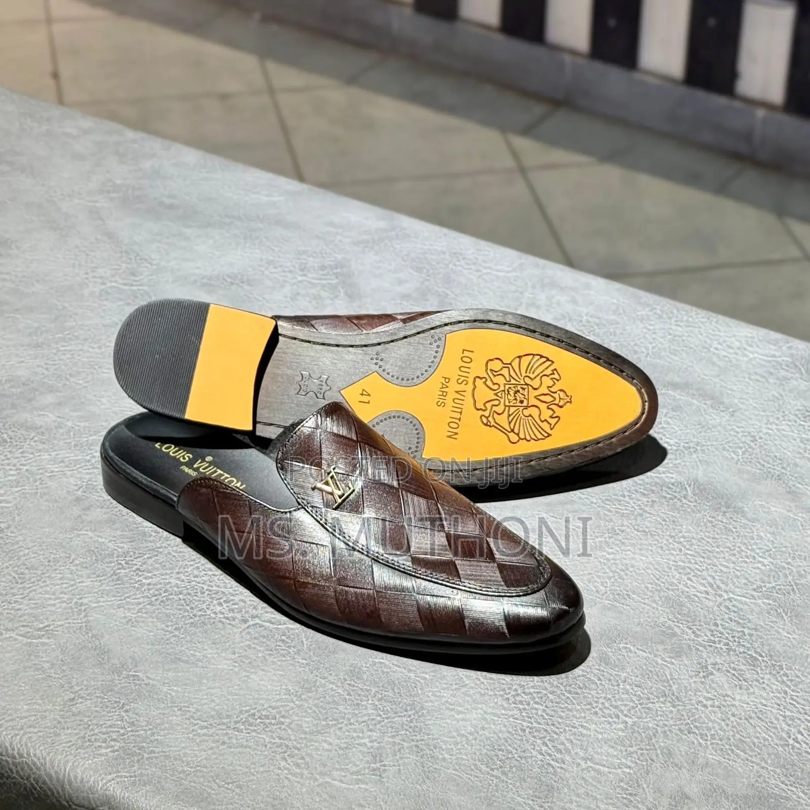 Louis Vuitton Men's Leather Half Shoes Size 40-45