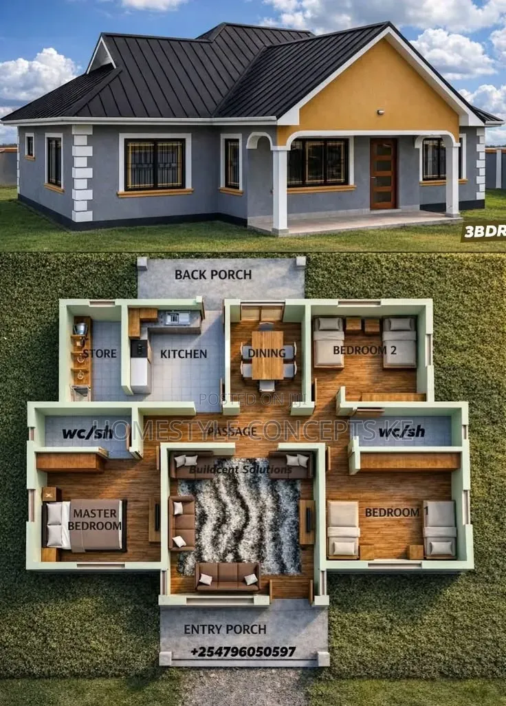 Modern 4 5 Bedroom Mansionette Floor Plans