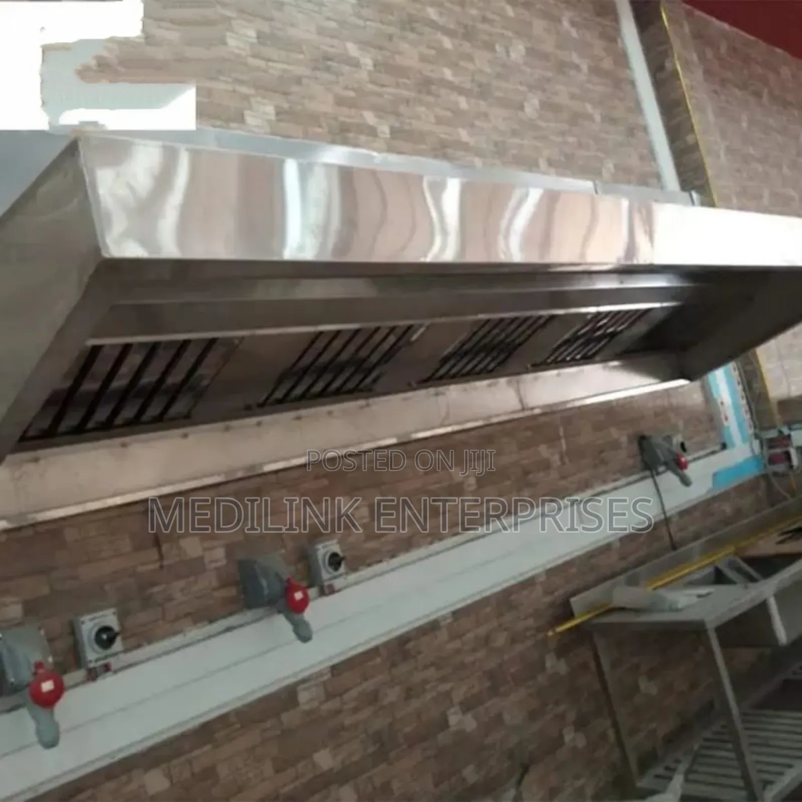 Customized 6ft Ss 304 Wall Mount Kitchen Hood