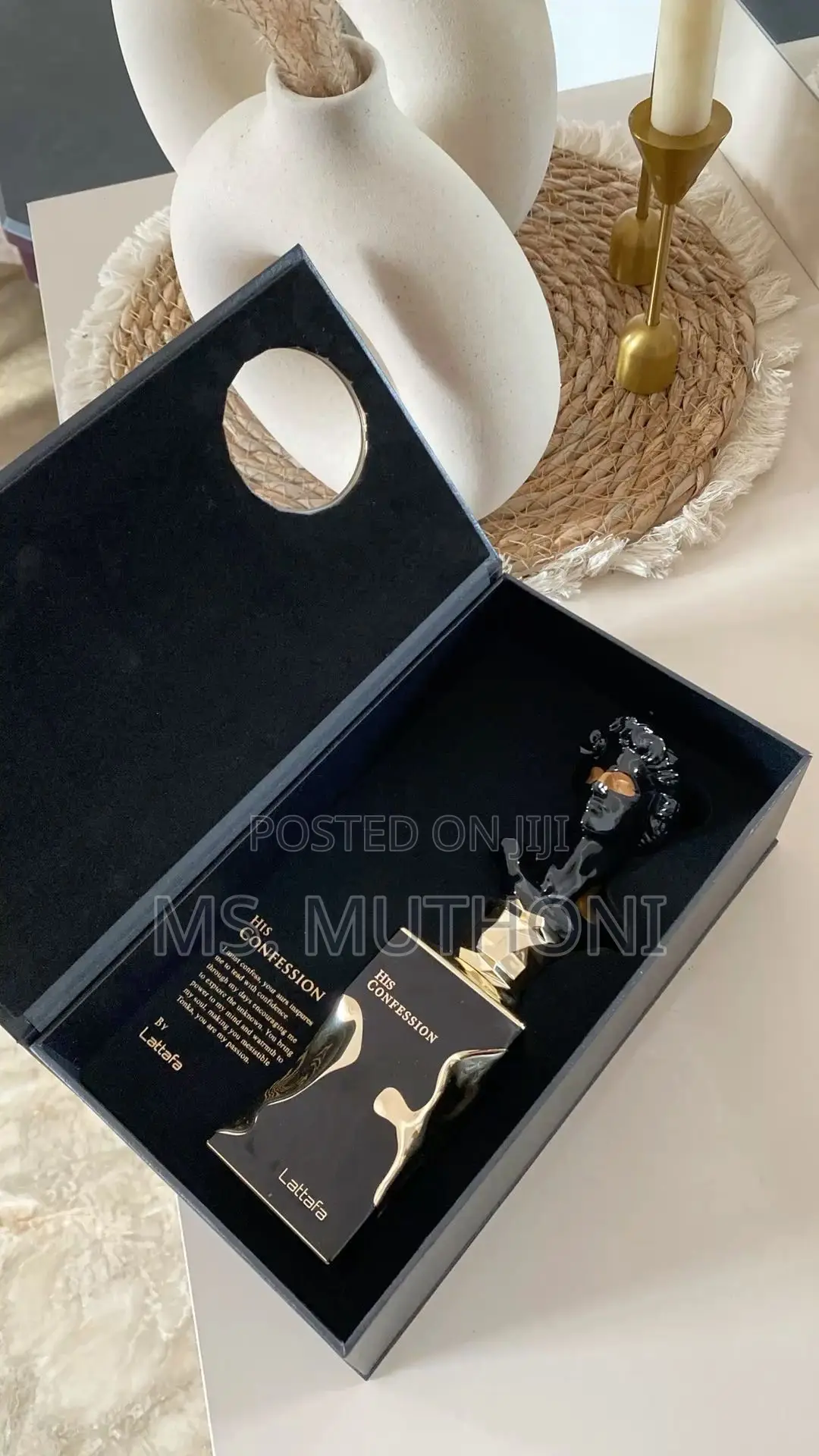 Lattafa His Confession Eau De Parfum, a 100ml Fragrance for Men