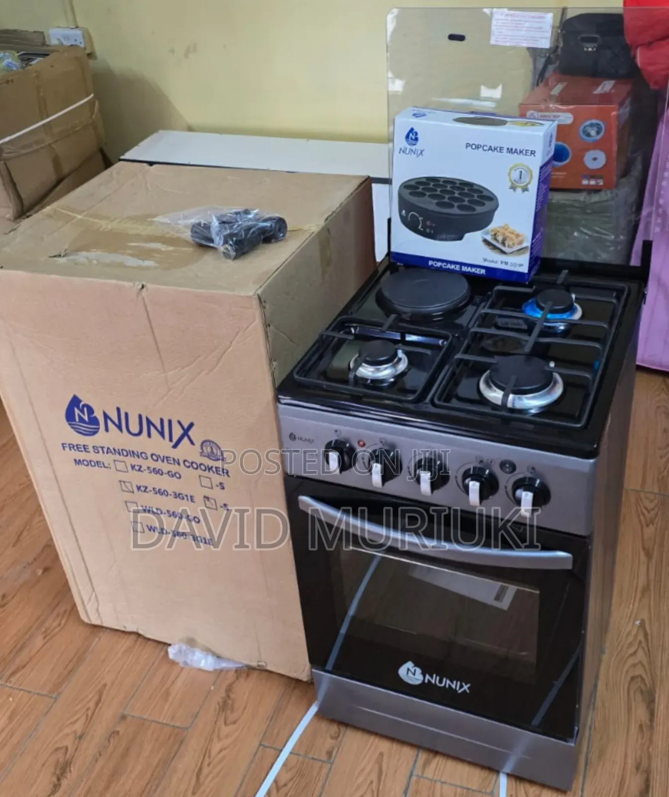 Nunix Kz-560-3g1e Standing Cooker 3gas 1 Electric Cooker