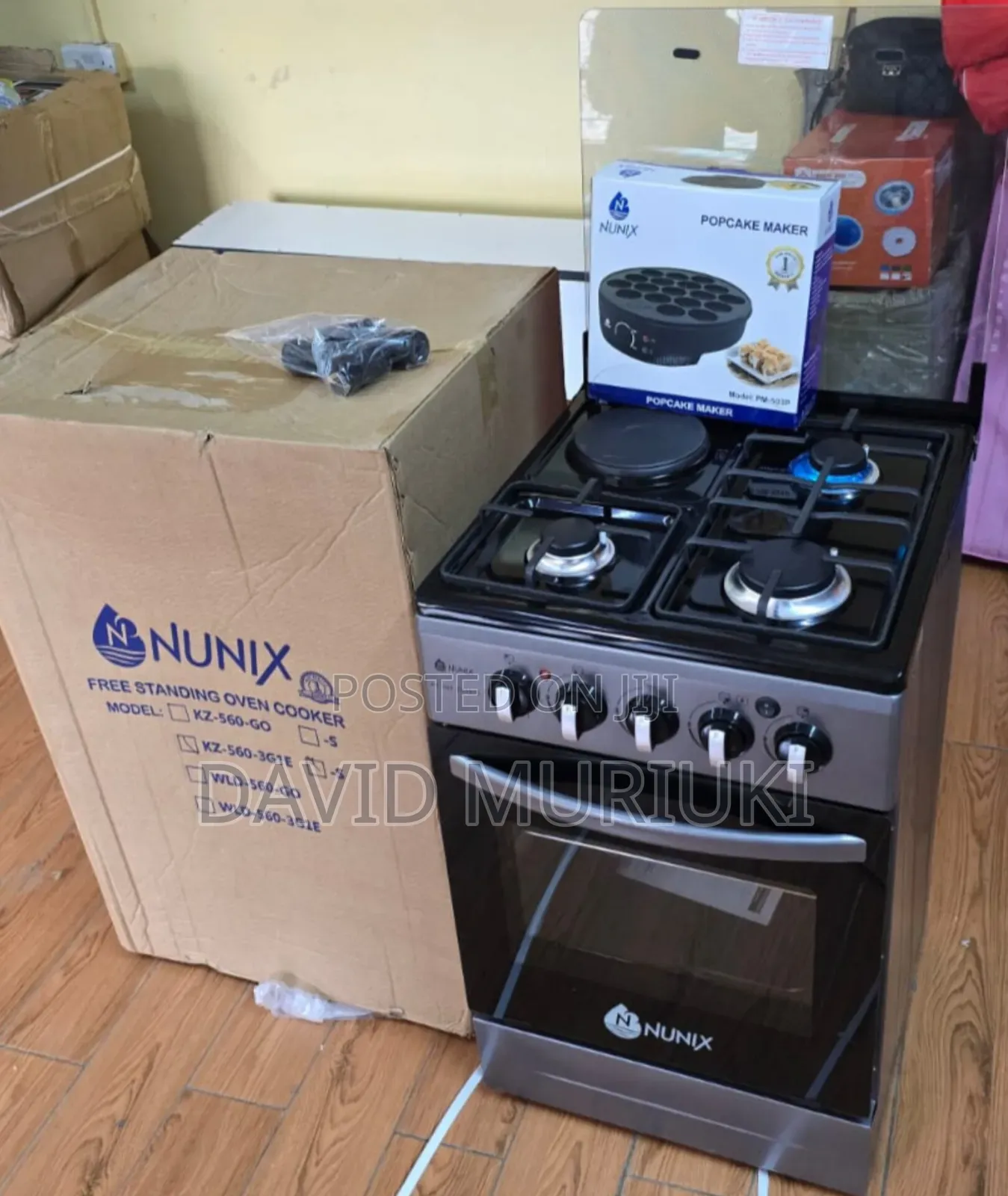 Nunix Kz-560-3g1e Standing Cooker 3gas + 1 Electric Cooker