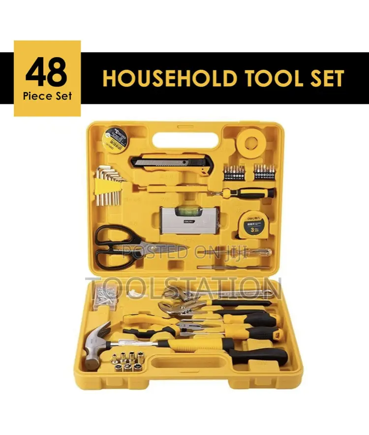 Household Tool Set 48 PCS Hard Case Edl1048j