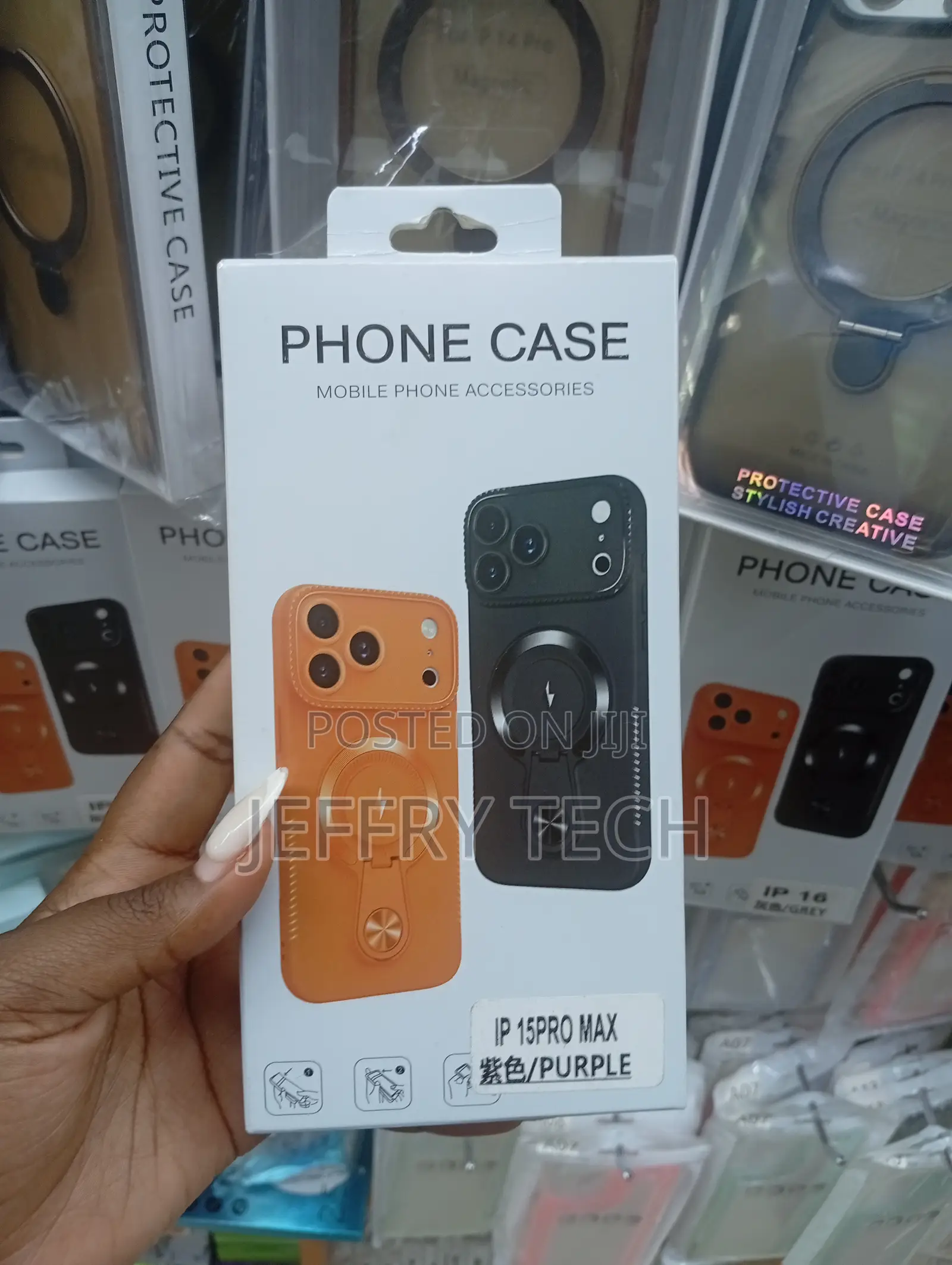 Apple iPhone 15 Pro Max Cases Magsafe and Integrated Kickstands.