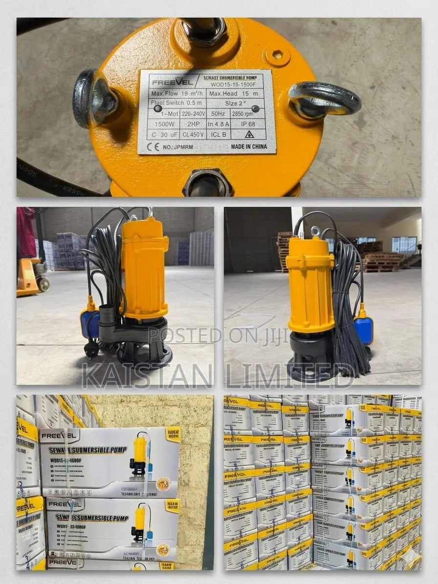 Freevel 2hp Sewage Submersible Pump 100 Copper