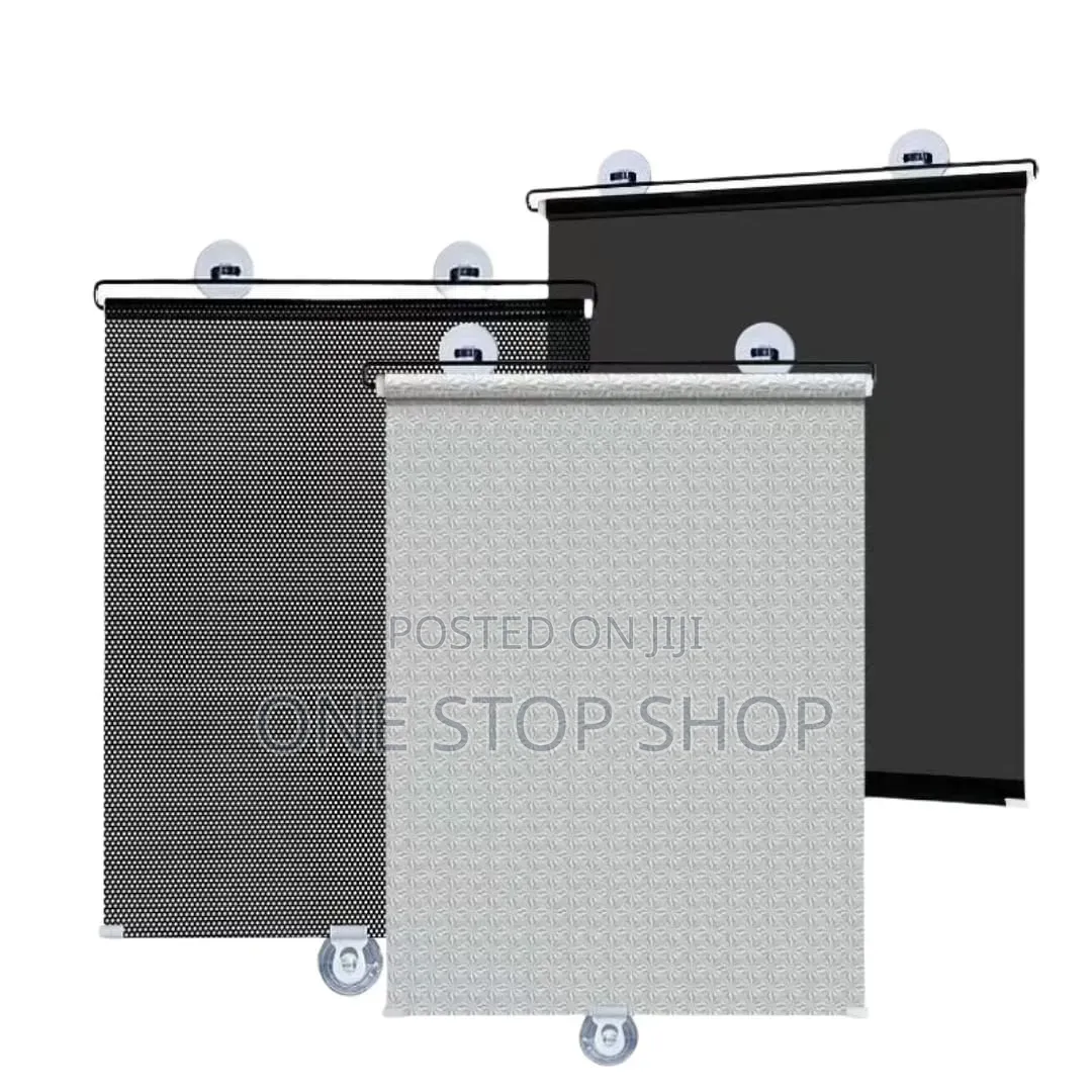 Suction Cup Mount Windows Uv Rays Retractable Roller Blinds