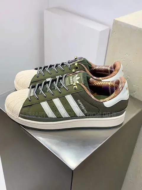 Adidas Superstar Og “ Green Denim 