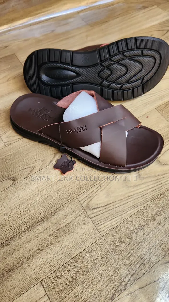 Huayi Leather Slide