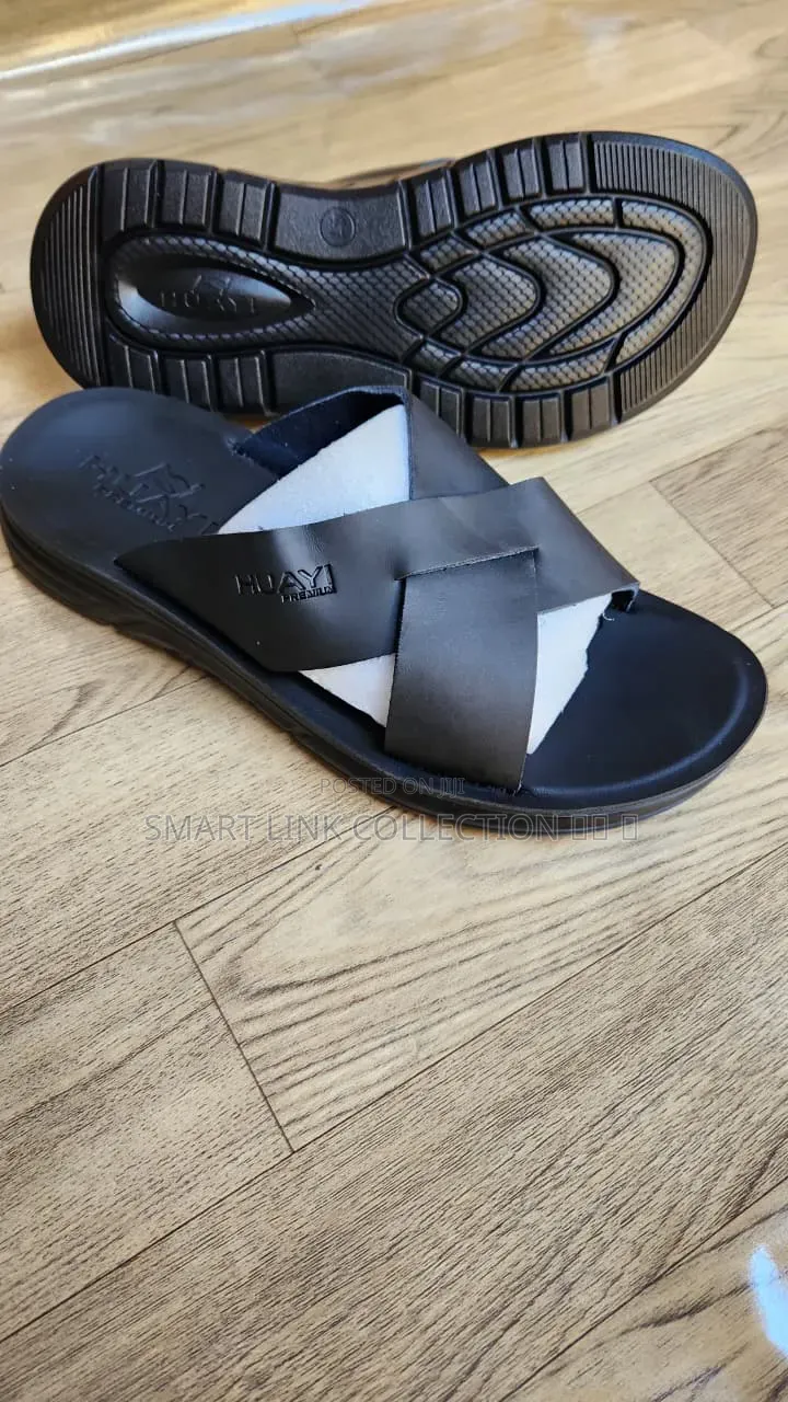 Huayi Leather Slide