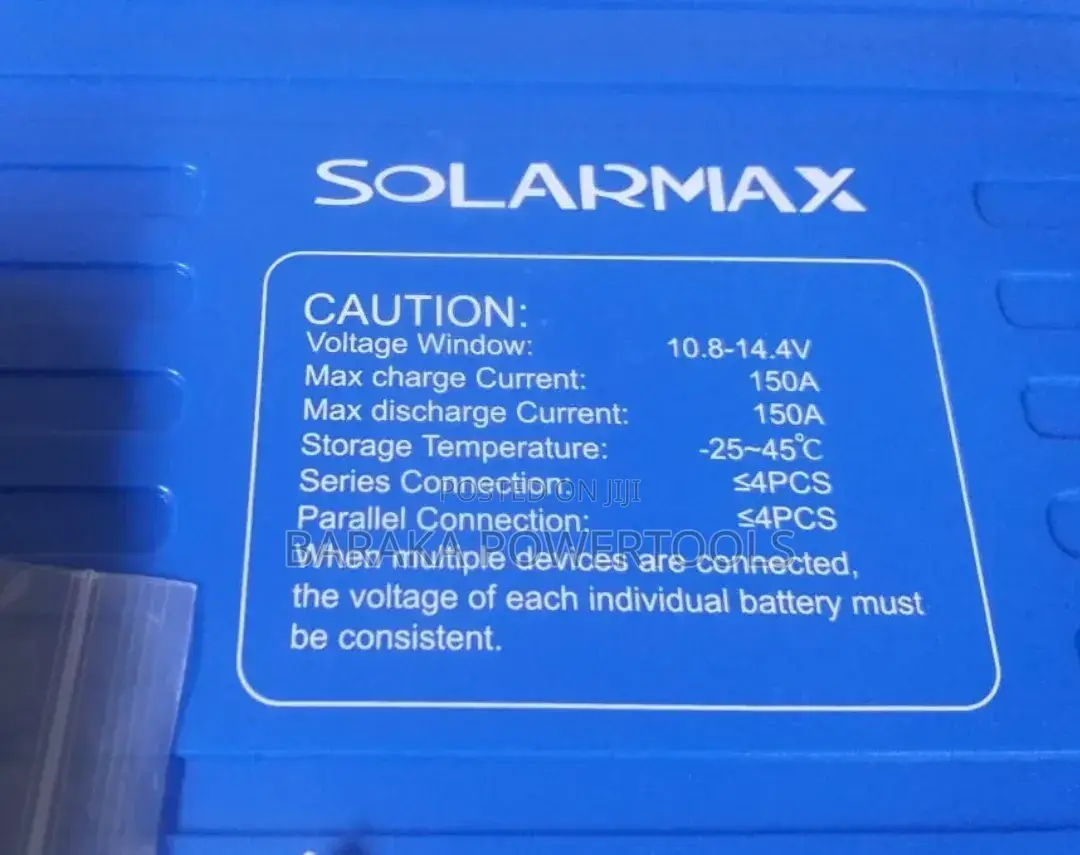 Solar Max Lithium Battery