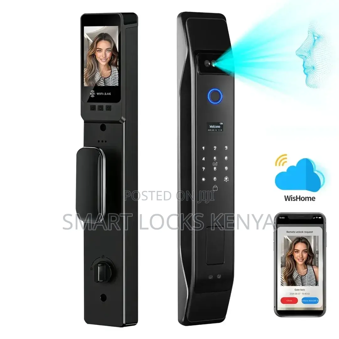 Smart Door Lock Anti Theft Door Lock Fully Automatic 3d Face Hd Camera
