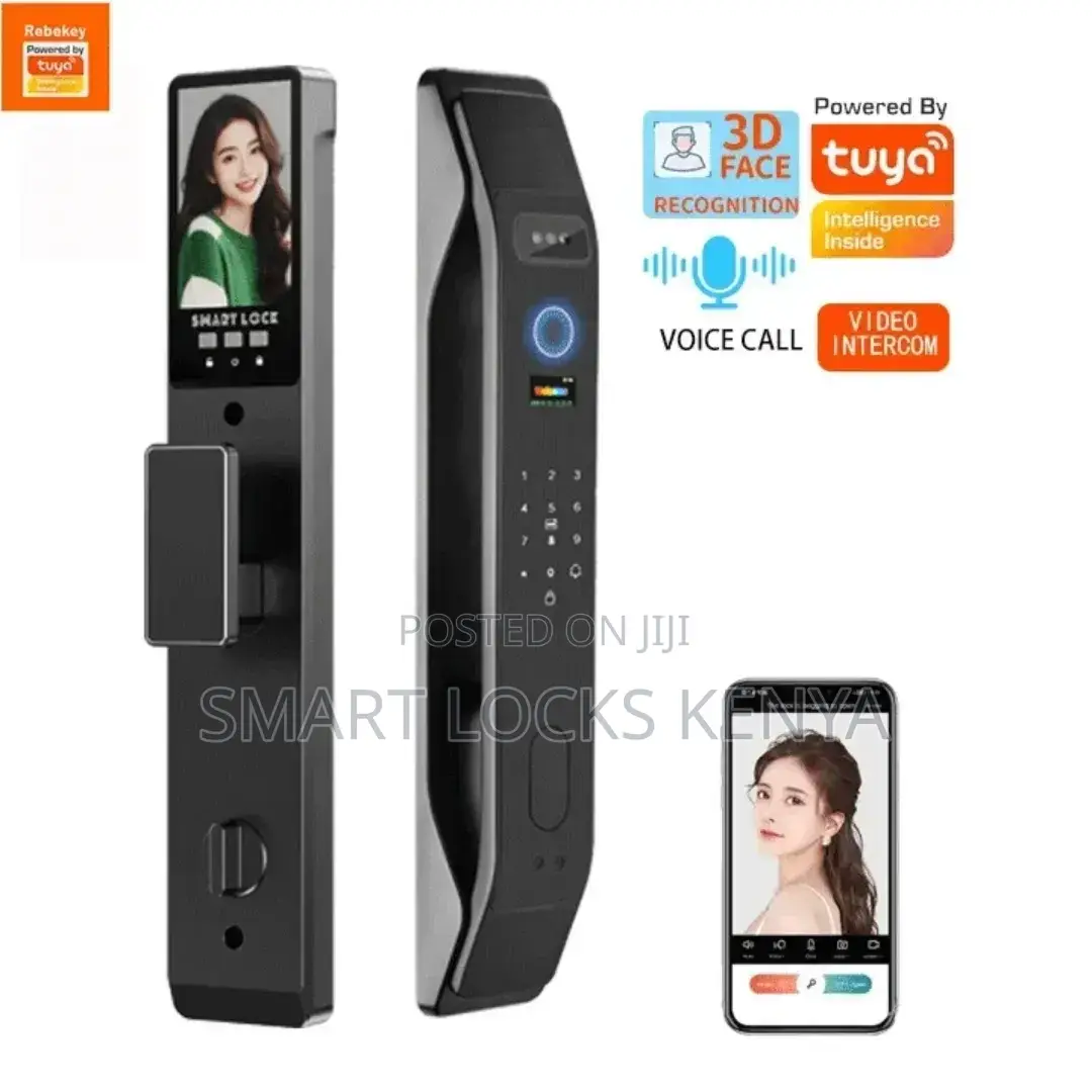 Tuya Smart Door Lock 3d Face Recognition Door Lock Biometric