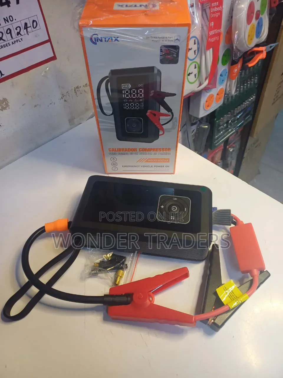 Potable Air Compressor Plus Jumpstater