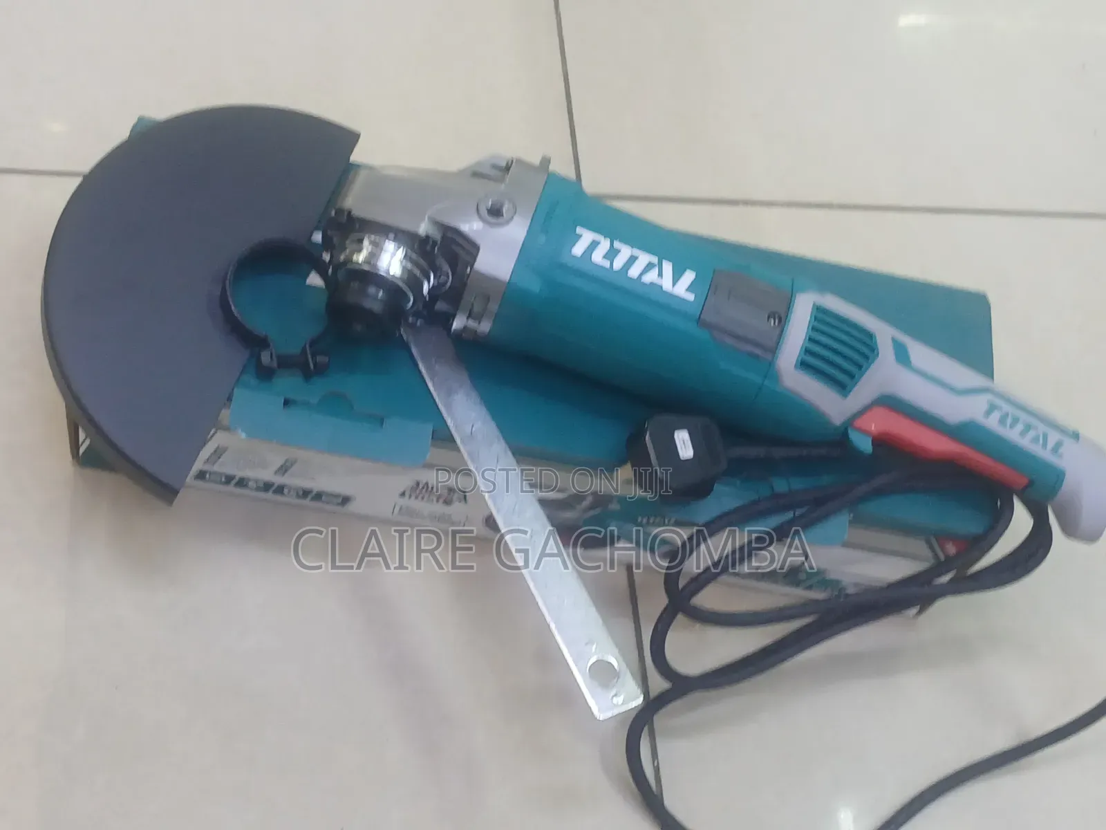 Total Industrial 9” Angle Grinder – High Speed Grinding Machine
