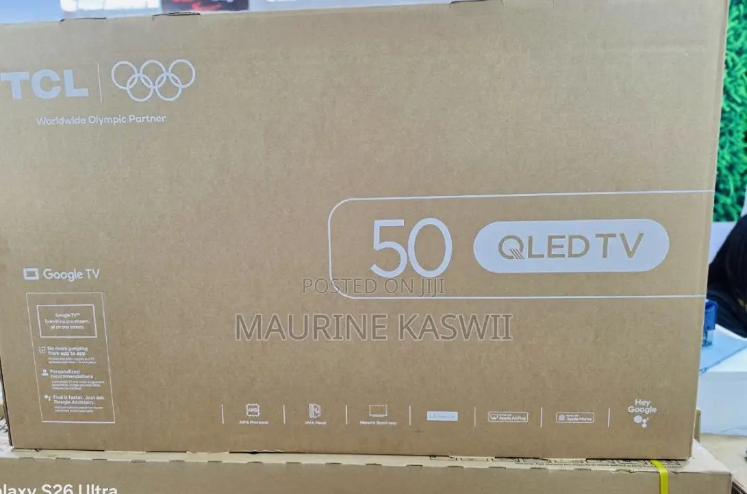 TCL 50” T6d Qled HDR Google Frameless Bluetooth TV