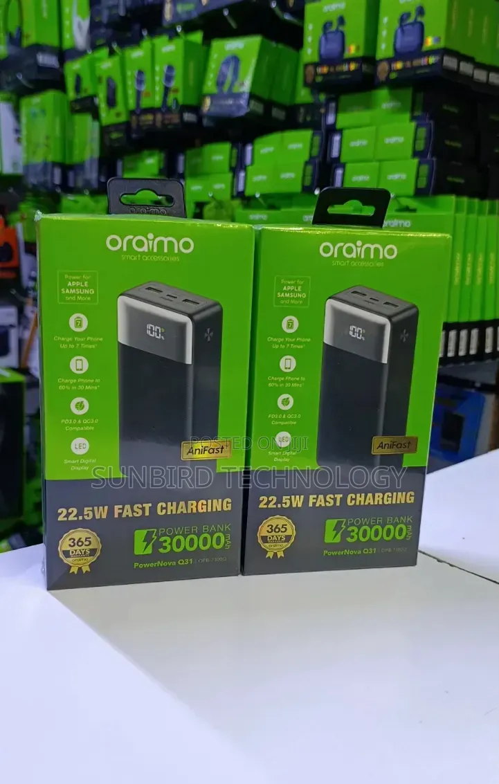 Oraimo Powernova Q31 Opb-7300q 30,000mah Powerbank