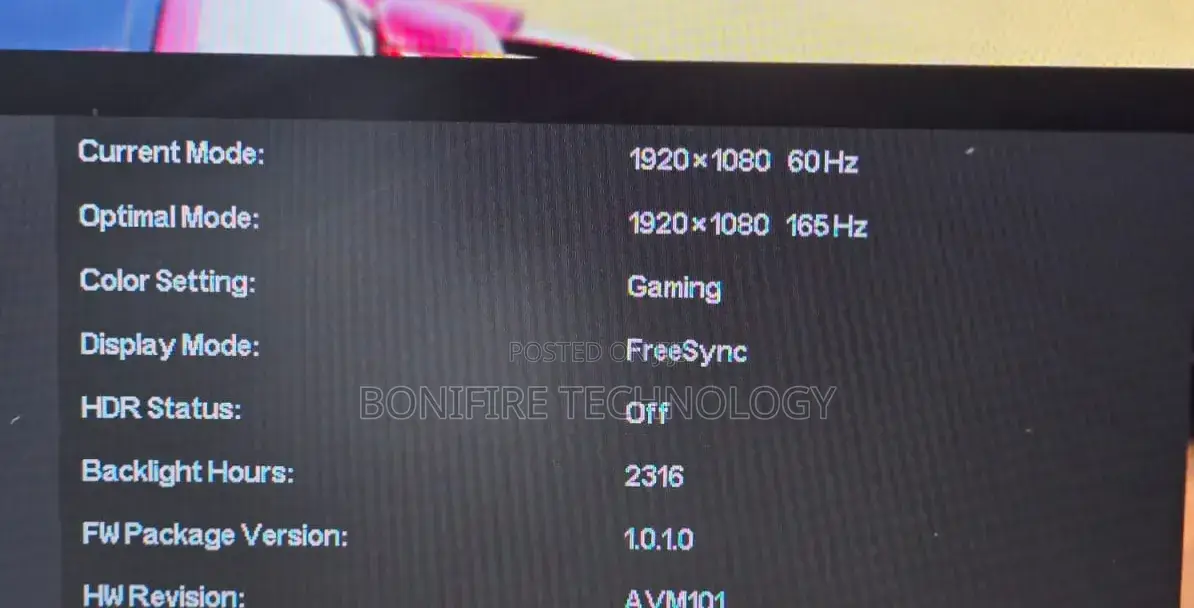 Hp Omen Gaming Monitor
25i Gaming Monitor