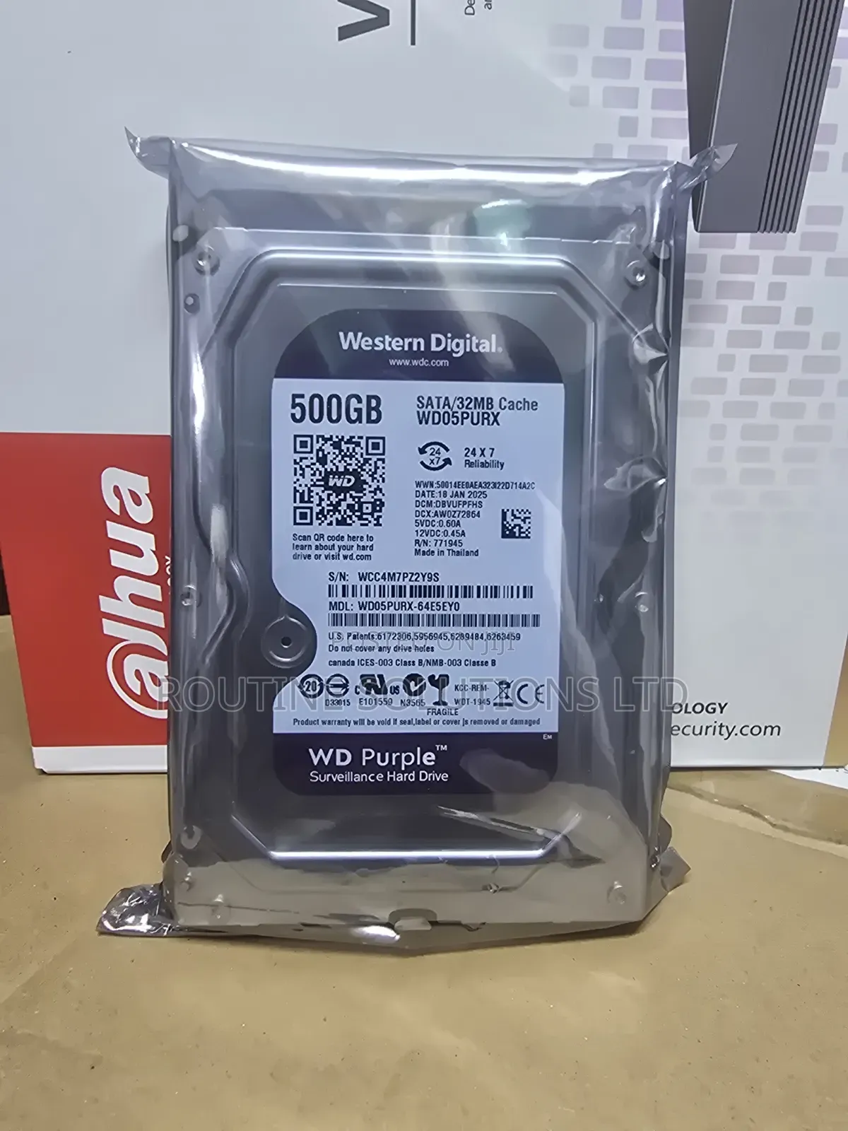 Wd Purple Surveillance Hard Drive 500gb