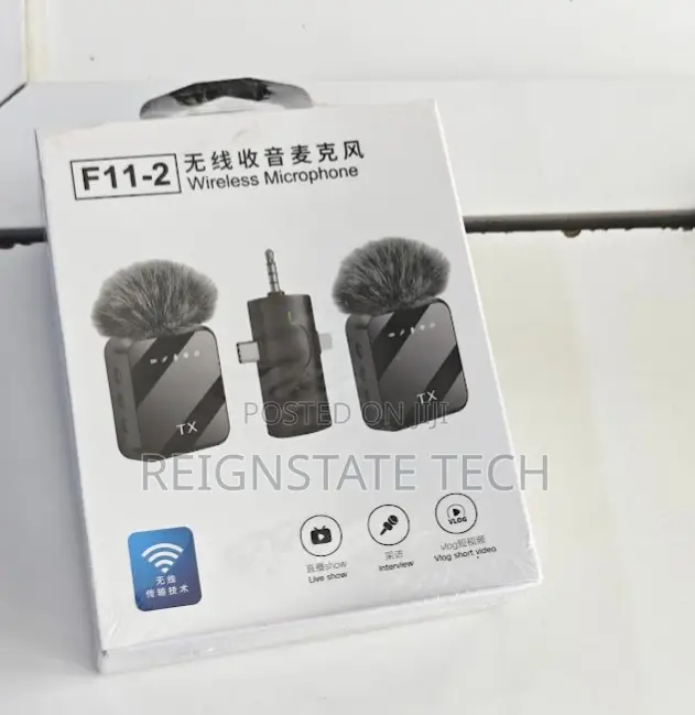 F11-2 Wireless Microphone for Interview Vlog Short Video and Interview