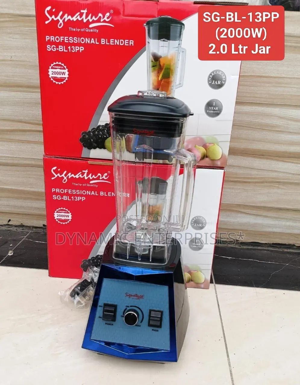 2000w (Sg-Bl-13pp) Commercial Blender With 2.0 LTR One Jar