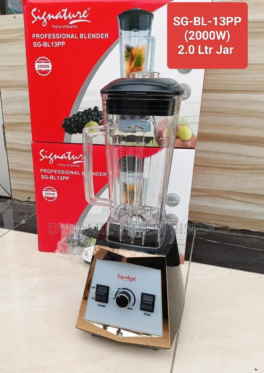2000w (Sg-Bl-13pp) Commercial Blender With 2.0 LTR One Jar